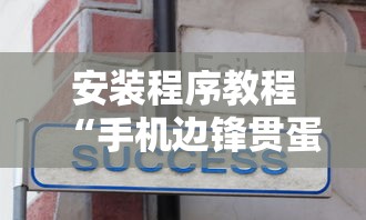 安装程序教程“手机边锋贯蛋有没有作弊”详细分享装挂步骤