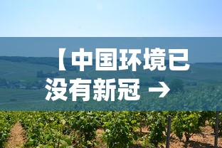【中国环境已没有新冠 → 中国已经没有新冠了】