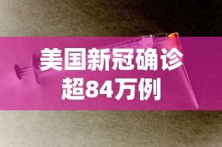 美国新冠确诊超84万例 美国新冠确诊超84万例