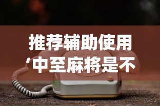 推荐辅助使用‘中至麻将是不是有挂”(透视挂)详细用法教程