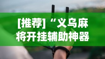 [推荐]“义乌麻将开挂辅助神器”真实开挂技巧分享
