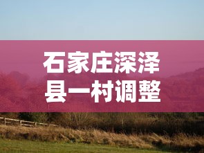 石家庄深泽县一村调整为高风险地区(石家庄深泽县是高风险地区吗)