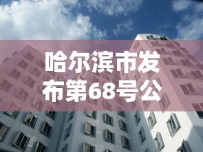 哈尔滨市发布第68号公告（黑龙江省哈尔滨市第26号公告）