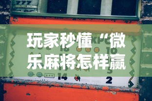 玩家秒懂“微乐麻将怎样赢(透视挂真的假的)