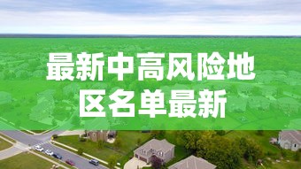 最新中高风险地区名单最新