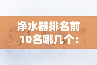 净水器排名前10名哪几个：净水器排名榜