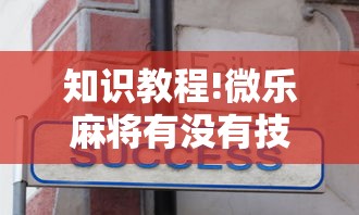 知识教程!微乐麻将有没有技巧”详细辅助软件教程