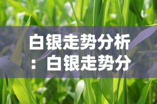 白银走势分析：白银走势分析及建议