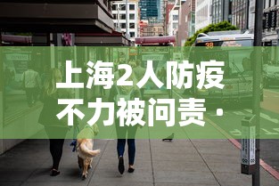 上海2人防疫不力被问责 · 上海防疫组织