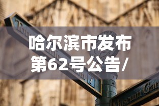 哈尔滨市发布第62号公告/哈尔滨市政府第26号公告