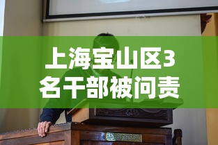 上海宝山区3名干部被问责 上海宝山区3名干部被问责