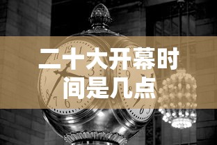 二十大开幕时间是几点