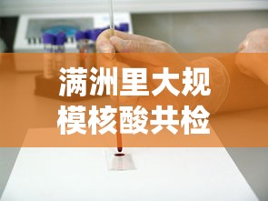 满洲里大规模核酸共检出阳性431例