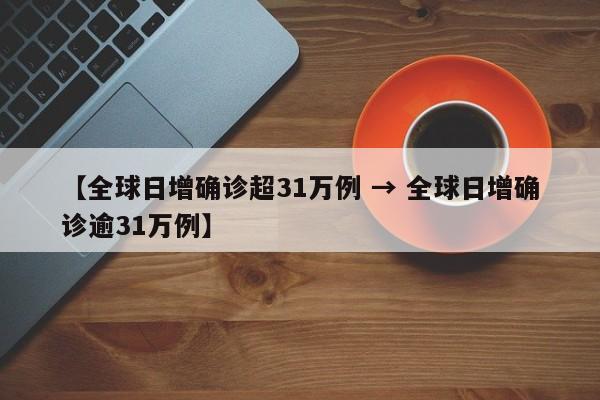 【全球日增确诊超31万例 → 全球日增确诊逾31万例】